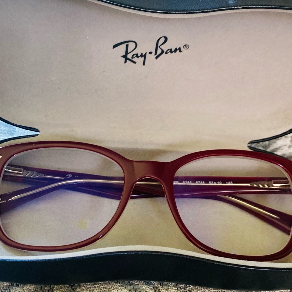 Ray-Ban Red Glasses